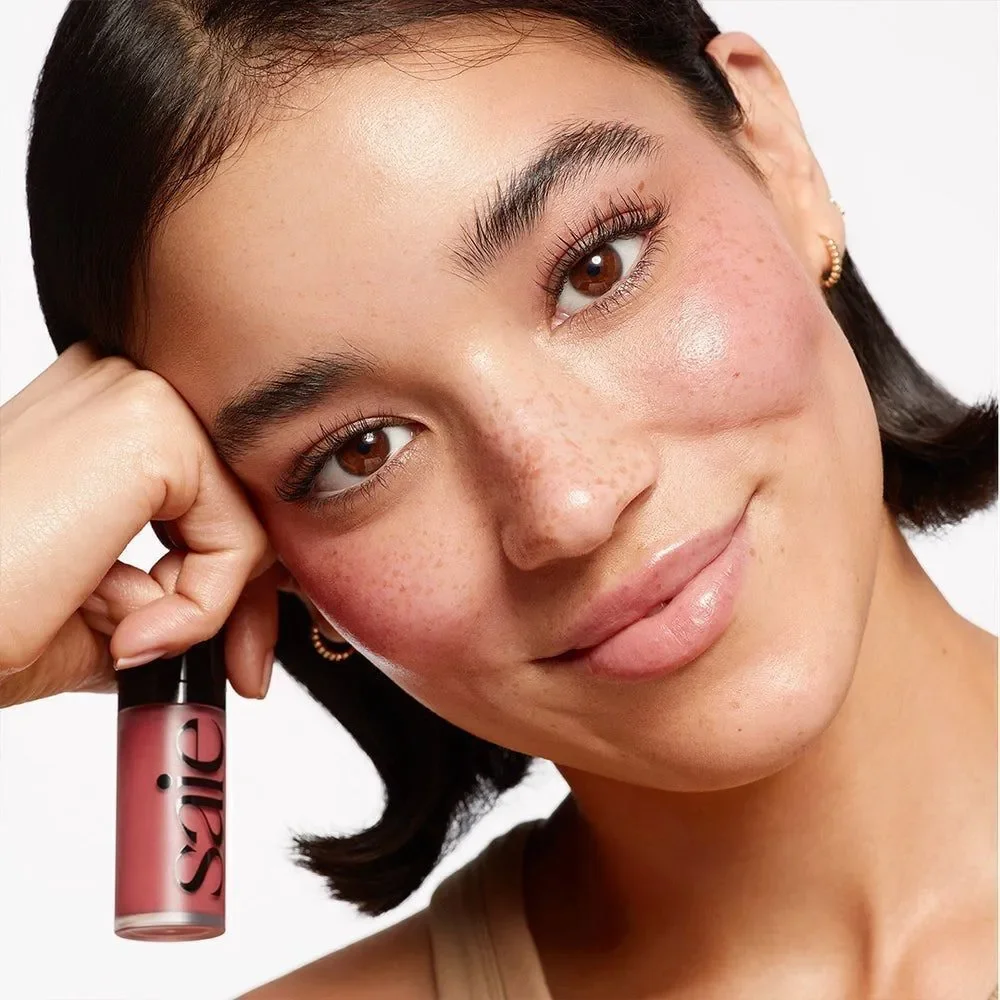 Saie NEW DEW BLUSH BLENDABLE LIQUID CHEEK FLUSH in CHILLY 12mL